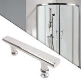 Maxbell Push Pull Door Handle Glass Door Cabinet Wardrobe Closet Bathroom Bedroom