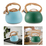 Maxbell Stainless Steel Whistle Kettle 3L Teapot for Induction Cooker Tea Room Home Blue