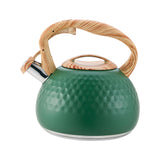 Maxbell Stainless Steel Whistle Kettle 3L Teapot for Induction Cooker Tea Room Home Green