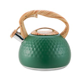 Maxbell Stainless Steel Whistle Kettle 3L Teapot for Induction Cooker Tea Room Home Green