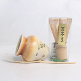Maxbell 3 Pieces Japanese Matcha Whisk Set for Japanese Matcha Preparation