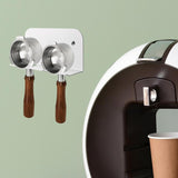 Maxbell Metal wall Mounted for Coffee Machine White Large