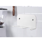 Maxbell Metal wall Mounted for Coffee Machine White Large
