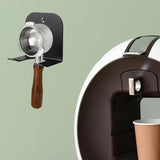 Maxbell Metal wall Mounted for Coffee Machine Black Small