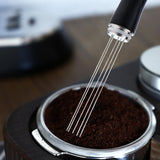 Maxbell Espresso Stirrers Barista Stirring Tool Espresso Hand Tampers for Kitchen Black