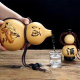 Maxbell Hip flasks Gourd with Tassel Durable liquors Flagon for Outdoor Accessories 150ml