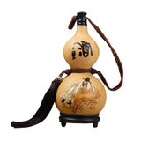 Maxbell Hip flasks Gourd with Tassel Durable liquors Flagon for Outdoor Accessories 500ml