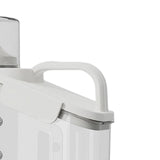 Maxbell Rice Barrel with Measuring Cups Grain Dispenser Household for Flour Rice White