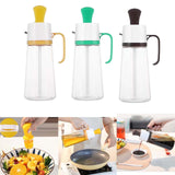 Maxbell Seasoning Dispenser Bottle 550ml Restaurant with Handle Kitchen Tool Yellow