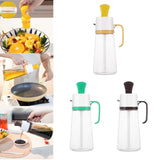 Maxbell Seasoning Dispenser Bottle 550ml Restaurant with Handle Kitchen Tool Yellow