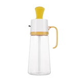 Maxbell Seasoning Dispenser Bottle 550ml Restaurant with Handle Kitchen Tool Yellow