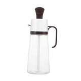 Maxbell Seasoning Dispenser Bottle 550ml Restaurant with Handle Kitchen Tool Brown