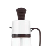 Maxbell Seasoning Dispenser Bottle 550ml Restaurant with Handle Kitchen Tool Brown