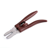 Maxbell Chestnut Clip Nutcracker Multifunctional Kitchen Tools for Kitchen Seafood Brown