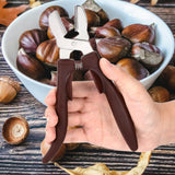Maxbell Chestnut Clip Nutcracker Multifunctional Kitchen Tools for Kitchen Seafood Brown
