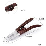 Maxbell Chestnut Clip Nutcracker Multifunctional Kitchen Tools for Kitchen Seafood Brown