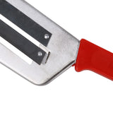 Maxbell Metal Vegetable Slicer Manual Cutter Stainless Steel for Onion Cabbage Red