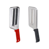 Maxbell Metal Vegetable Slicer Manual Cutter Stainless Steel for Onion Cabbage Red