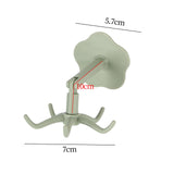 Maxbell 19x Kitchen 360 Rotating Hooks Organizer Hanger Holder for Office Home