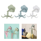 Maxbell 19x Kitchen 360 Rotating Hooks Organizer Hanger Holder for Office Home