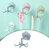 Maxbell 19x Kitchen 360 Rotating Hooks Organizer Hanger Holder for Office Home