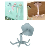 Maxbell 19x Kitchen 360 Rotating Hooks Organizer Hanger Holder for Office Home