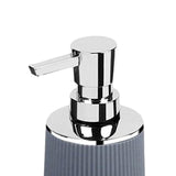 Maxbell 5Pcs Bathroom Sets Toothbrush Holder Cup Soap Dish for Dormitory Home Office Gray