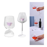 Maxbell Unique Martini Goblet Cup for Wedding Housewarming Gifts Party Decoration 360ML