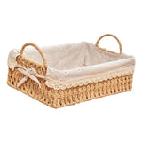 Maxbell Woven Storage Baskets Food Serving Baskets for Breakfast Vegetables Bedroom Rectangle