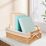 Maxbell Woven Storage Baskets Food Serving Baskets for Breakfast Vegetables Bedroom Rectangle