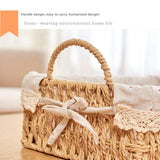 Maxbell Woven Storage Baskets Food Serving Baskets for Breakfast Vegetables Bedroom Oval