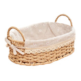 Maxbell Woven Storage Baskets Food Serving Baskets for Breakfast Vegetables Bedroom Oval
