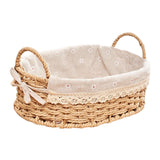 Maxbell Woven Storage Baskets Food Serving Baskets for Breakfast Vegetables Bedroom Oval