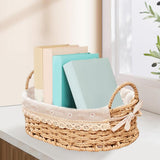 Maxbell Woven Storage Baskets Food Serving Baskets for Breakfast Vegetables Bedroom Oval