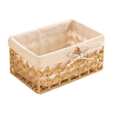 Maxbell Desktop Sundries Organizer Rectangular Storage Box for Bedroom Khaki small