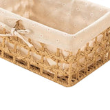 Maxbell Desktop Sundries Organizer Rectangular Storage Box for Bedroom Khaki small