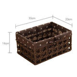 Maxbell Desktop Sundries Organizer Rectangular Storage Box for Bedroom coffee small