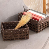 Maxbell Desktop Sundries Organizer Rectangular Storage Box for Bedroom coffee small