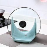Maxbell Pans Pots Lid Organizer Rack Cookware Storage Freestanding Stand No Rusting Blue