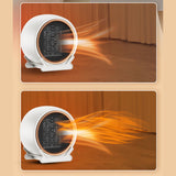 Maxbell Portable Electric Heater One Key Control for Indoor Use Bedroom Small Space White