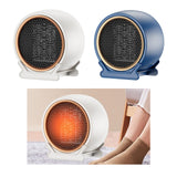 Maxbell Portable Electric Heater One Key Control for Indoor Use Bedroom Small Space White