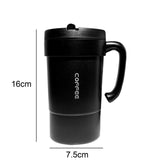 Maxbell Maxbell Portable Vacuum Cup Water Bottle Practical Gifts for Holiday Dormitory Black