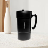 Maxbell Maxbell Portable Vacuum Cup Water Bottle Practical Gifts for Holiday Dormitory Black