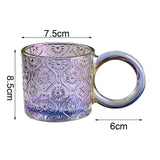 Maxbell Maxbell Coffee Mug 250ml Latte Mug Heat Resistant Drinkware for Kitchen Style D