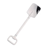 Maxbell Maxbell Stainless Steel Spoon Cutlery Tableware Flatware Cute for Cream Coffee square and Argent