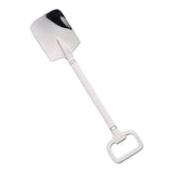 Maxbell Maxbell Stainless Steel Spoon Cutlery Tableware Flatware Cute for Cream Coffee square and Argent