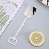 Maxbell Maxbell Stainless Steel Spoon Cutlery Tableware Flatware Cute for Cream Coffee square and Argent