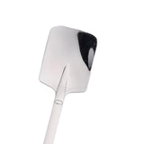 Maxbell Maxbell Stainless Steel Spoon Cutlery Tableware Flatware Cute for Cream Coffee square and Argent
