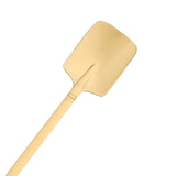 Maxbell Maxbell Stainless Steel Spoon Cutlery Tableware Flatware Cute for Cream Coffee square and Aureate
