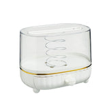 Maxbell Maxbell Tissue Box Cover Napkin Dispenser Transparent for Living Room Durable Modern White